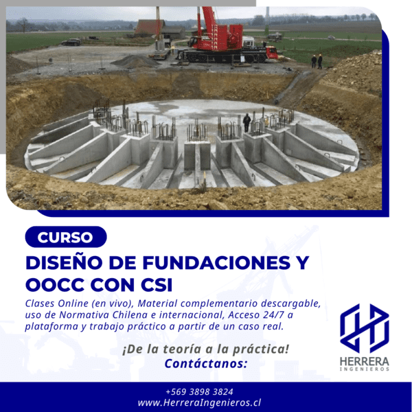 Curso de Diseño de Fundaciones y OOCC con CSI