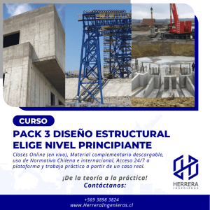 Curso Pack 3 Diseño estructural elige nivel principiante