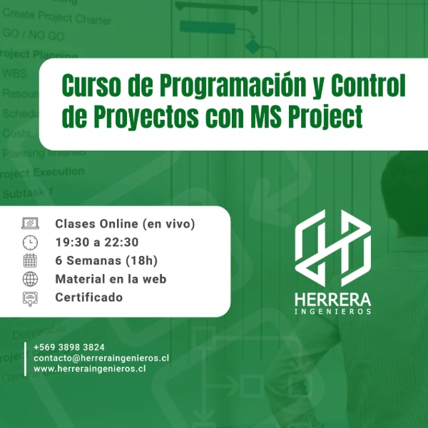 Curso de Programación y Control de Proyectos con MS Project Herrera Ingenieros