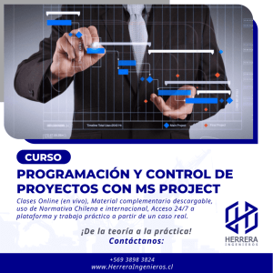 Curso de programación y control de proyectos con ms project