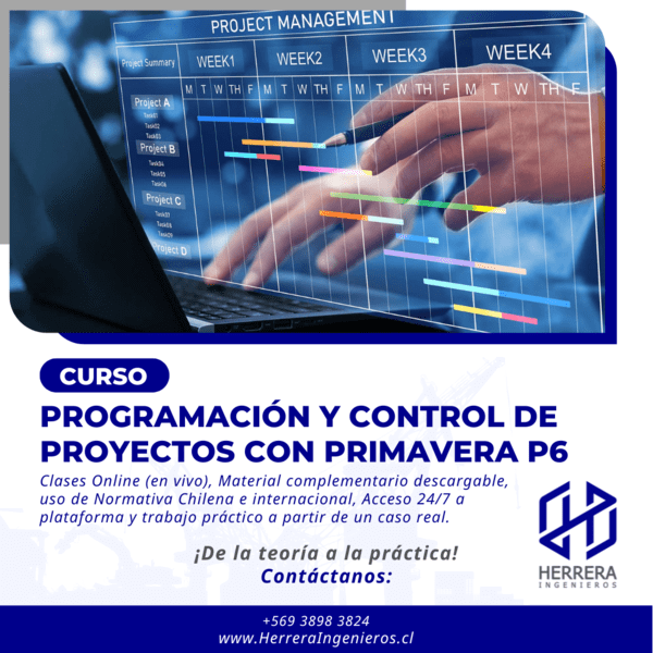 Curso de Programación y Control de Proyectos con Primavera P6