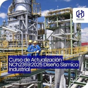 Curso de Actualización NCh2369_2025 Diseño Sísmico Industrial - flyer