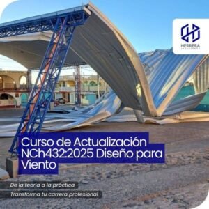 Curso de Actualización NCh432_2025 Diseño para Viento - flyer