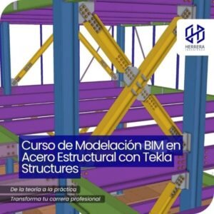 Curso de Modelación BIM en Acero Estructural con Tekla Structures - flyer