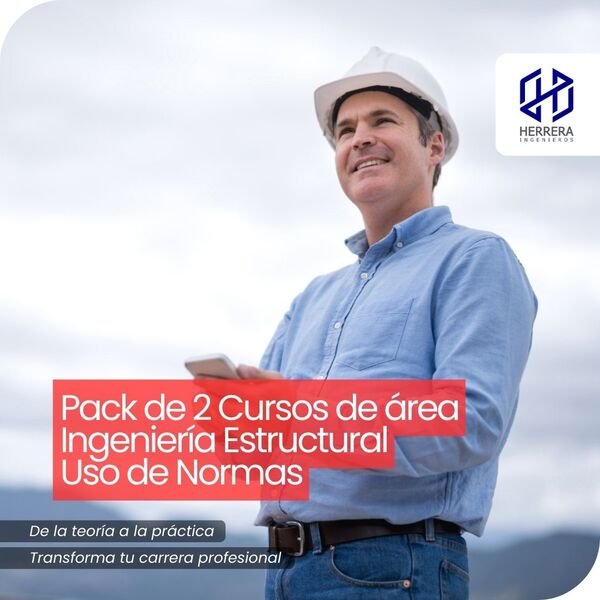 Pack de 2 Cursos de área Ingeniería Estructural Uso de Normas