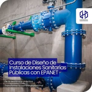 Curso de Diseño de Instalaciones Sanitarias Públicas con EPANET - flyer