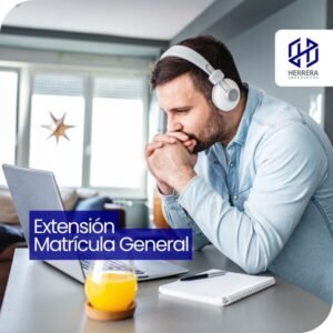 Extensión Matrícula General Herrera Ingenieros