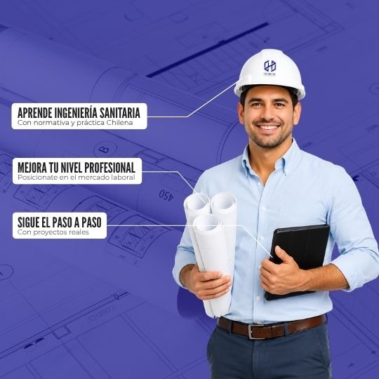 Aprende ingeniería sanitaria - flyer HERRERA INGENIEROS