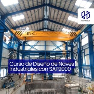 Curso de Diseño de Naves Industriales con SAP2000 - flyer HERRERA INGENIEROS