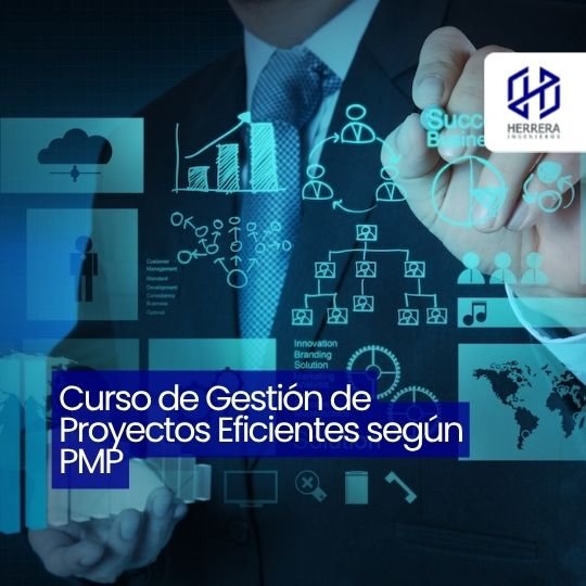 Curso de Gestión de Proyectos Eficientes según PMP - flyer HERRERA INGENIEROS
