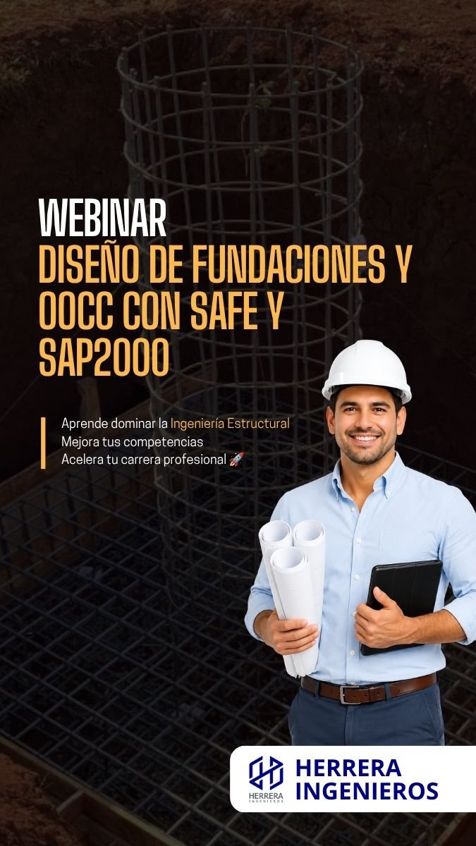 Webinar Diseño de Fundaciones y OOCC con SAFE y SAP2000 - 1080x1920