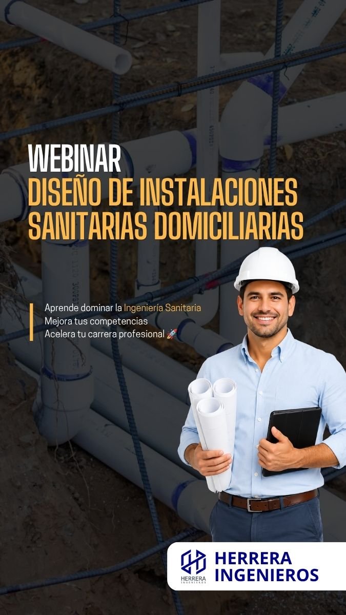 Webinar Diseño de Instalaciones Sanitarias Domiciliarias - 1080x1920