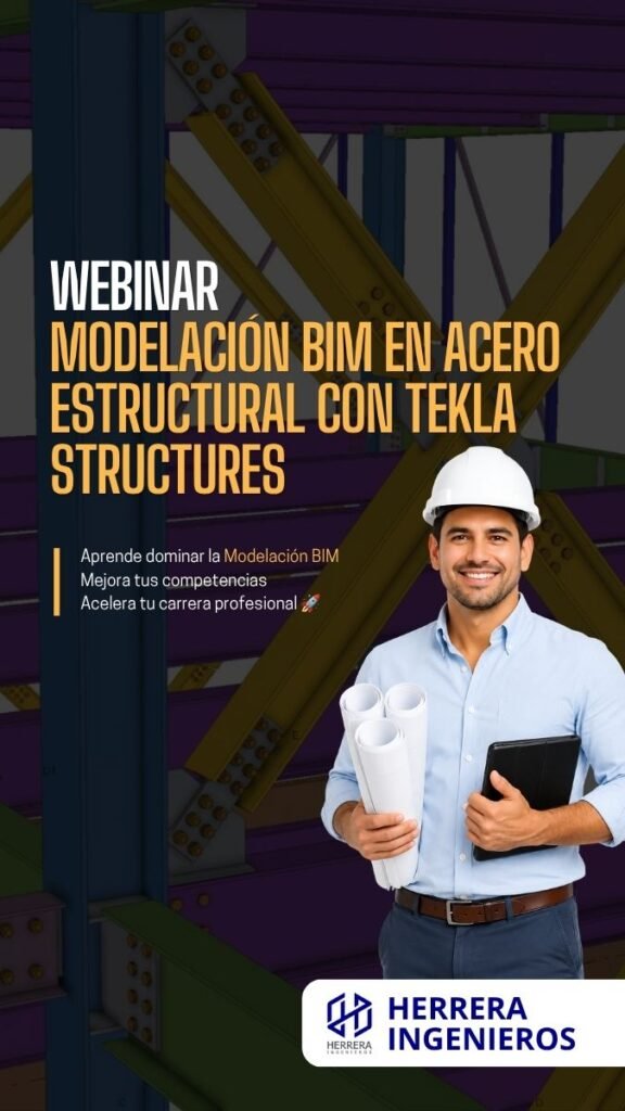 Webinar Modelación BIM en Acero Estructural con Tekla Structures - 1080x1920