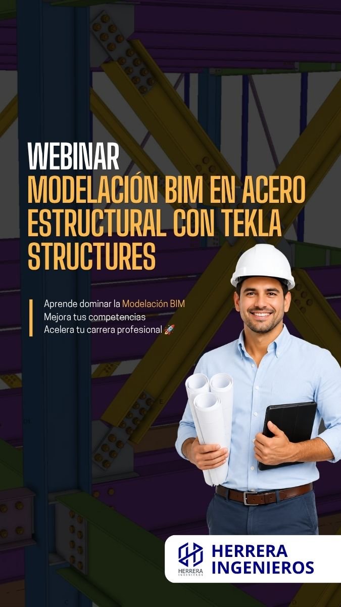 Webinar Modelación BIM en Acero Estructural con Tekla Structures - 1080x1920