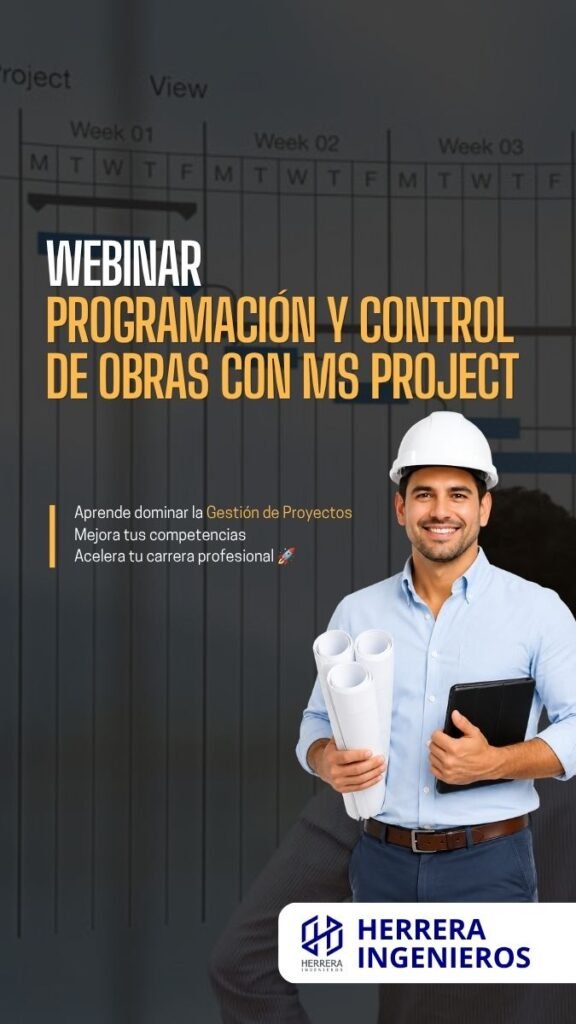 Webinar Programación y Control de Obras con MS Project - 1080x1920 (1)